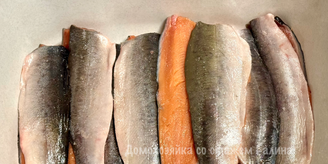 Поймала горбушу по акции и сразу сделала запас вкусной рыбы на месяц