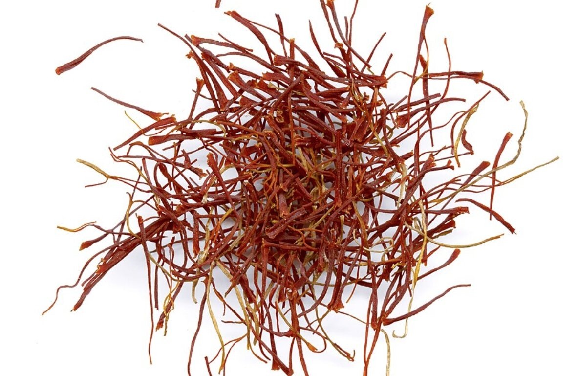    Высушенные рыльца шафрана. Источник изображения: wikimedia.org