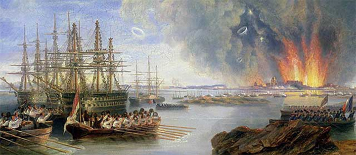    "Бомбардировка Севастополя". Картина Джеймса Уилсона / Royal Hospital Chelsea, London, Great Britain / public domain/commons.wikimedia.org
