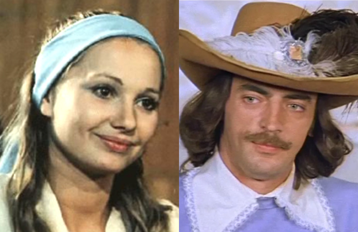 на фото Лариса Луппиан и Михаил Боярский 