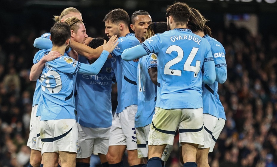    «Манчестер Сити» со счетом 10:1 разгромил «Эксетер Сити» в Кубке Англии. Фото: Global Look Press