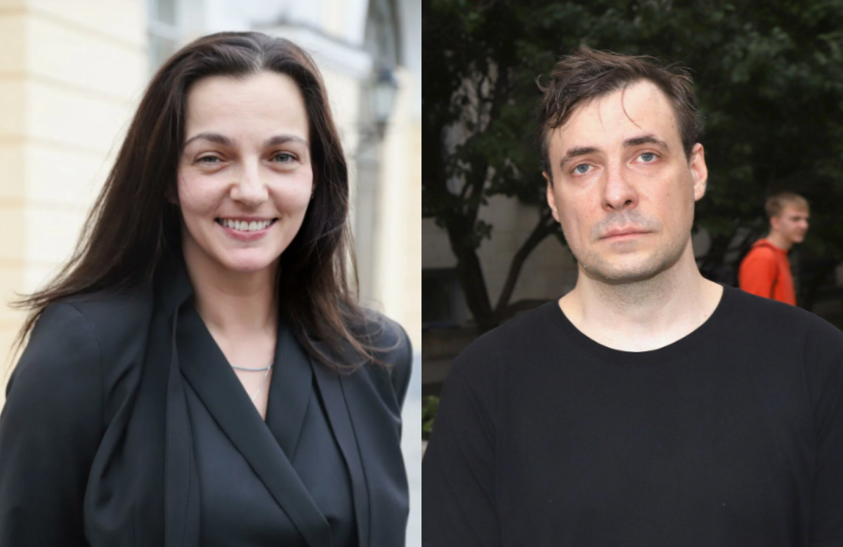 на фото Ирина Леонова и Евгений Цыганов 