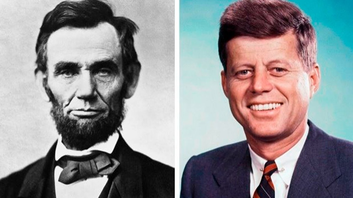 Авраам Линкольн и Джон Фицджеральд Кеннеди. Какие времена, такие и фотографии.
