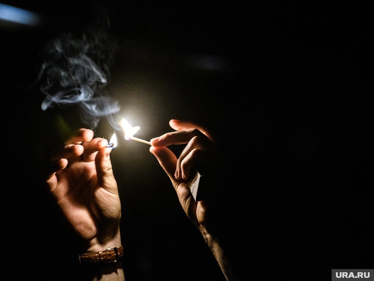     Свет пропал из-за аварии