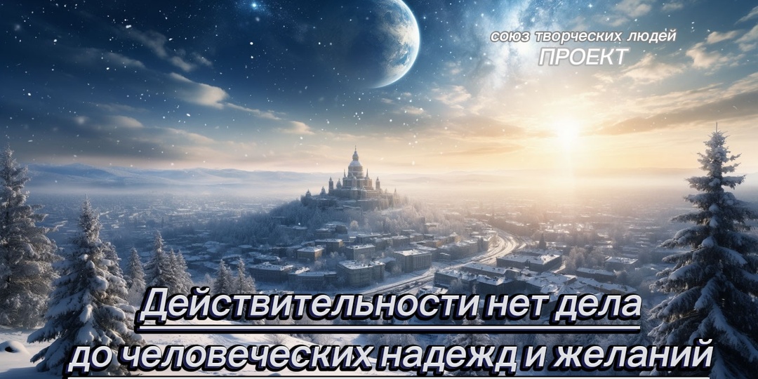 Действительности нет дела до человеческих надежд и желаний.