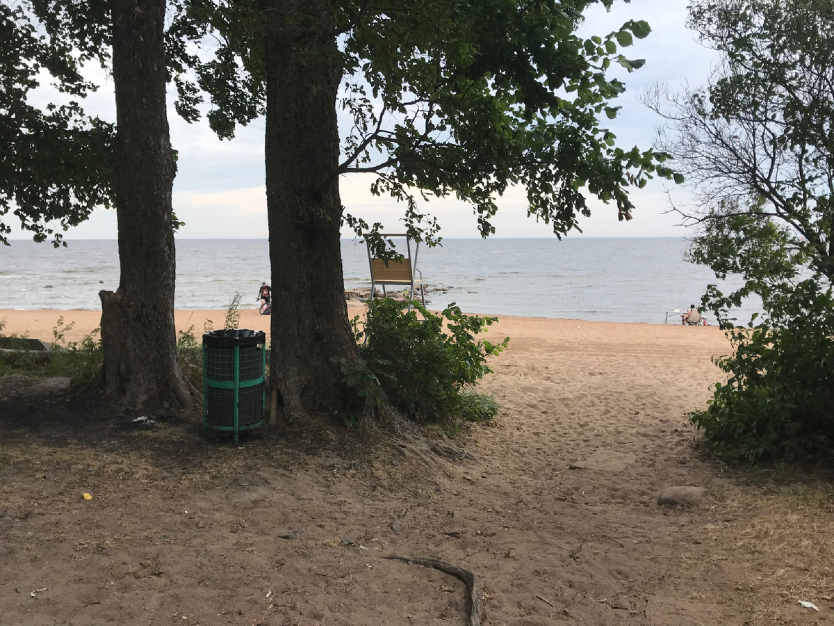 единственная тропинка на пляж