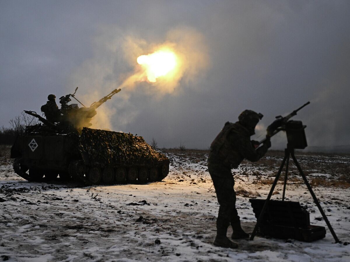    Пункт воздушного наблюдения на Краснолиманском направлении СВО | © РИА Новости / Сергей Бобылев