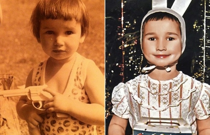 Анфиса Чехова в детстве.