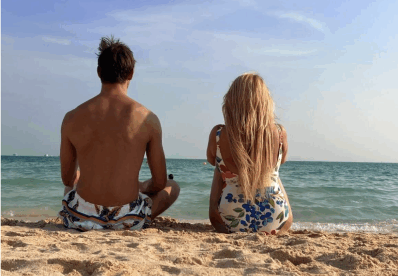    Совместные выходы в свет подтверждают отношения Пеговой и Марина.