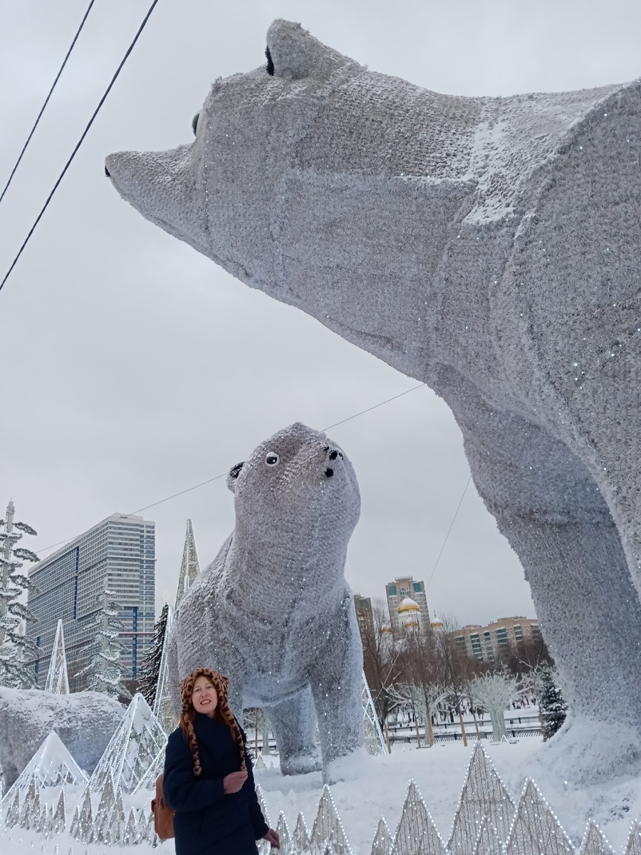 Полярные мишки в Ростокино 
