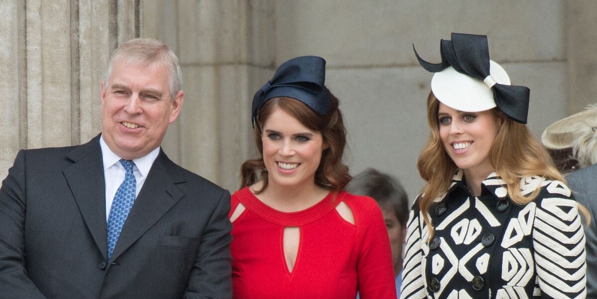 Эндрю Маунбеттен Виндзор с дочками