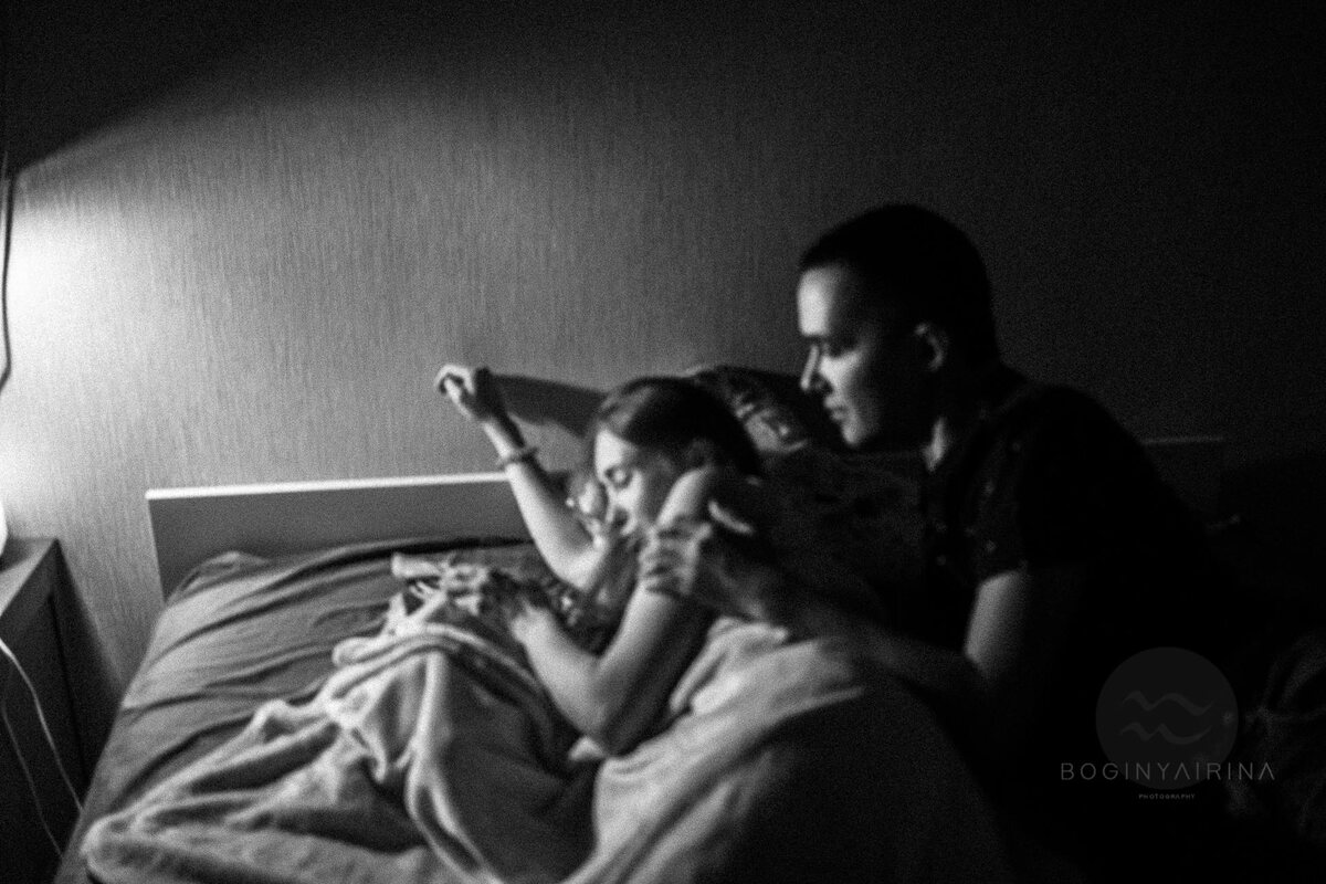 авторская фотография родов 