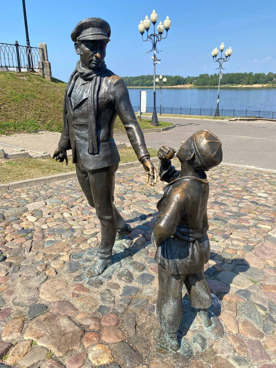 Набережная в Рыбинске