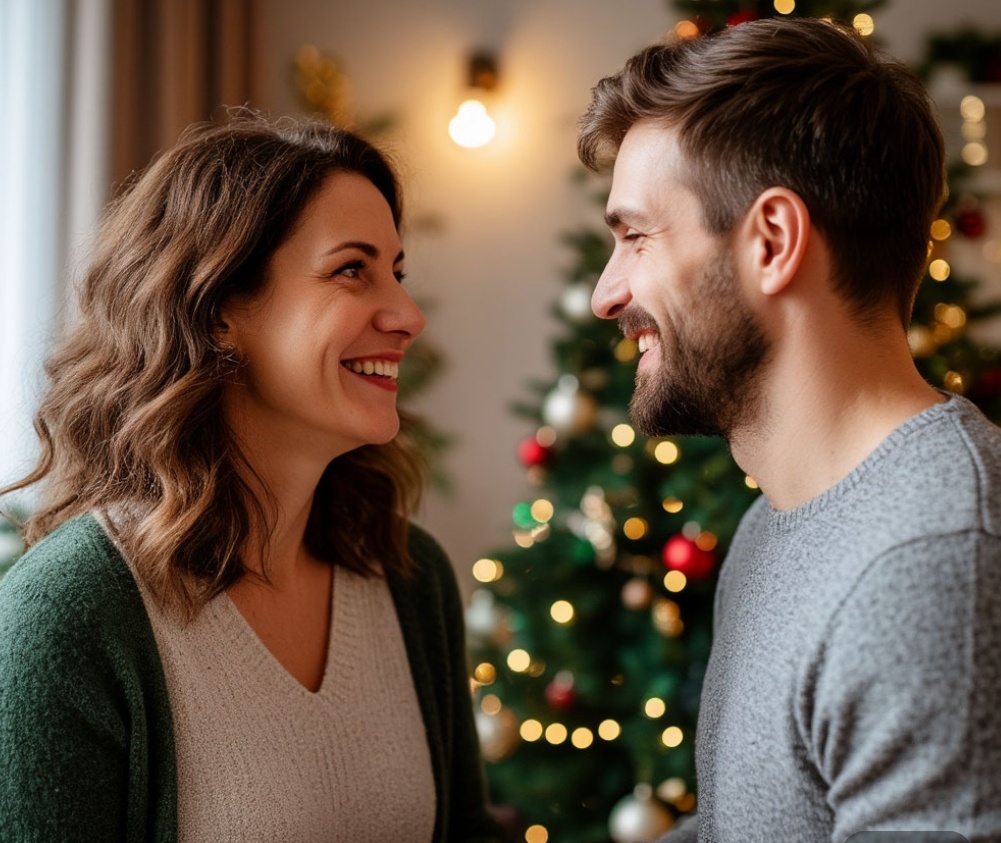 Люба рада что Виктор пришёл