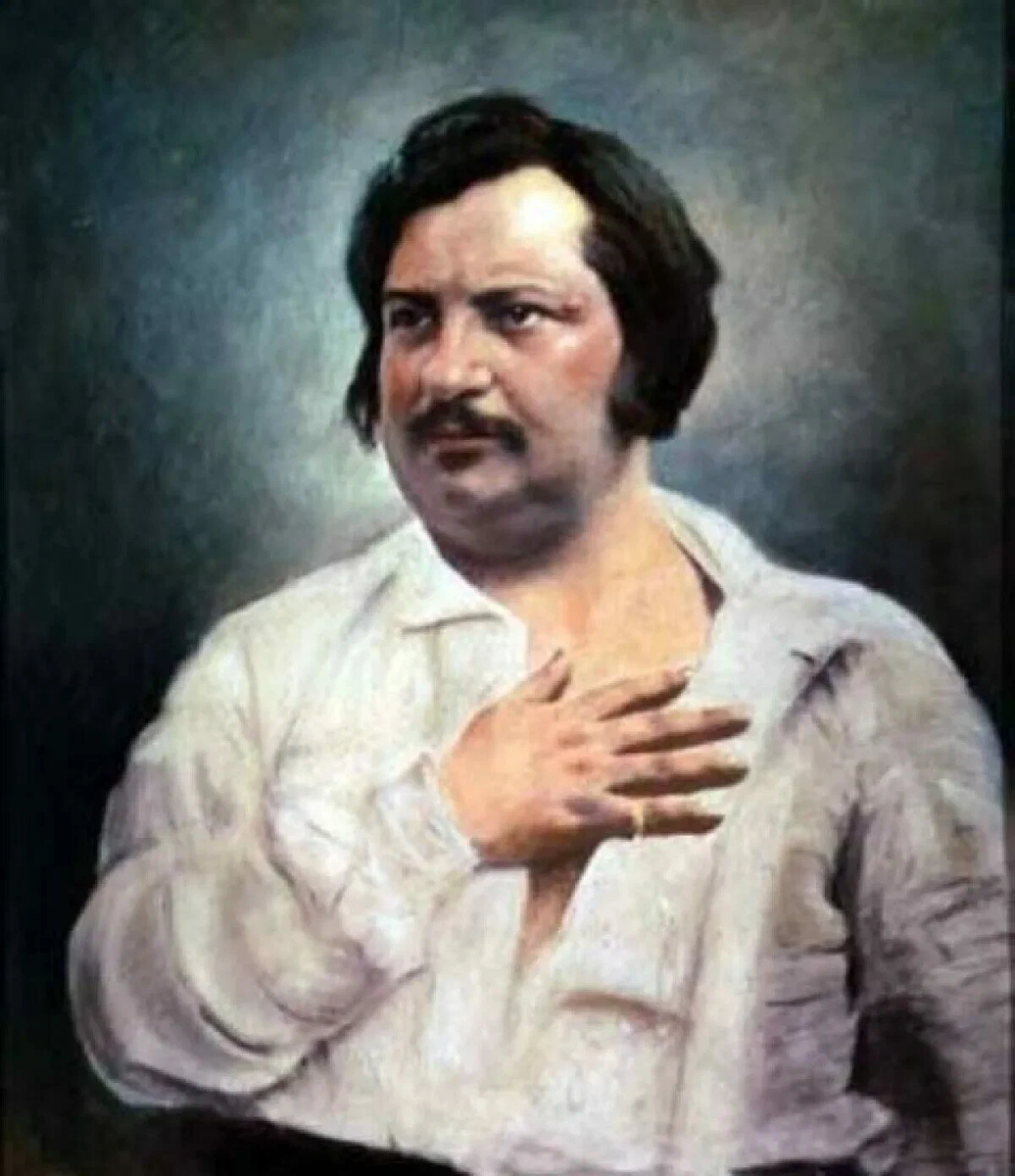 Оноре де Бальзак (1799-1850). Дагерротип 1842 года.