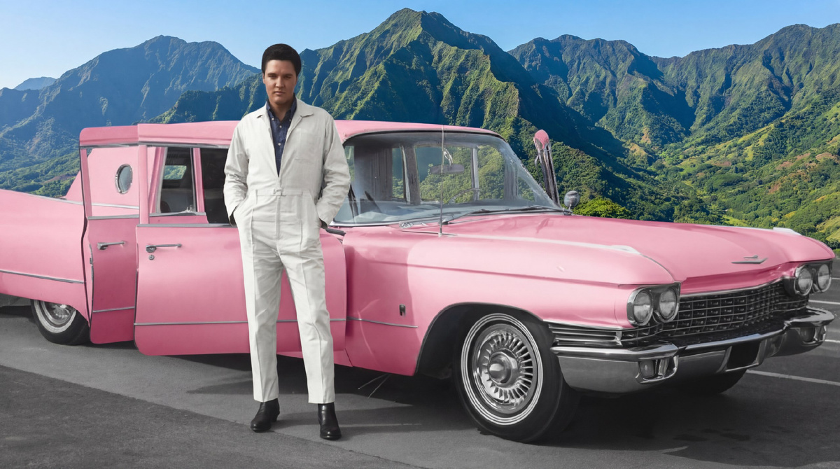 Элвис Пресли и его розовый Cadillac Fleetwood Sixty Special