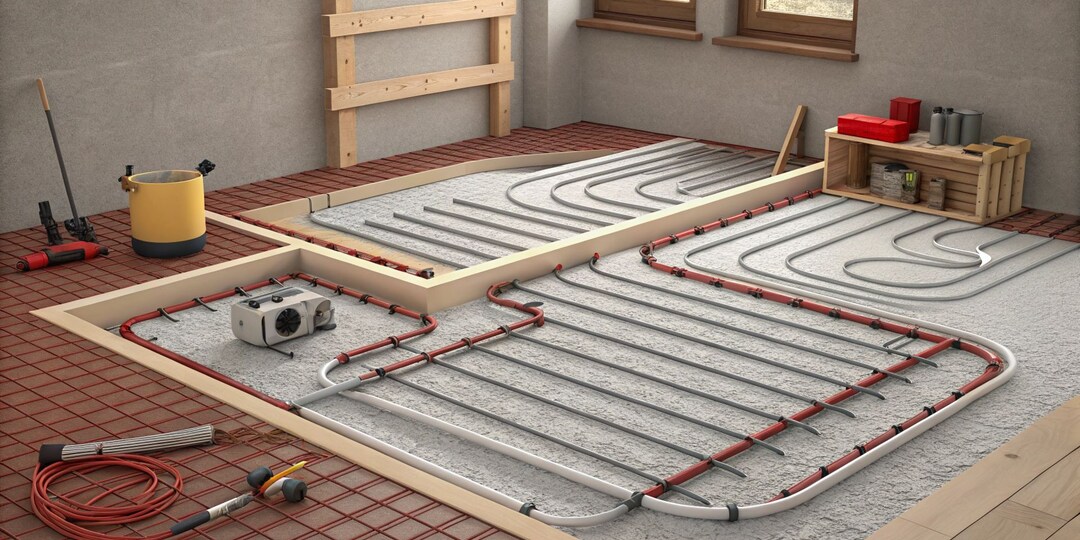 Монтаж водяного теплого пола: расчет, этапы работ, ошибки