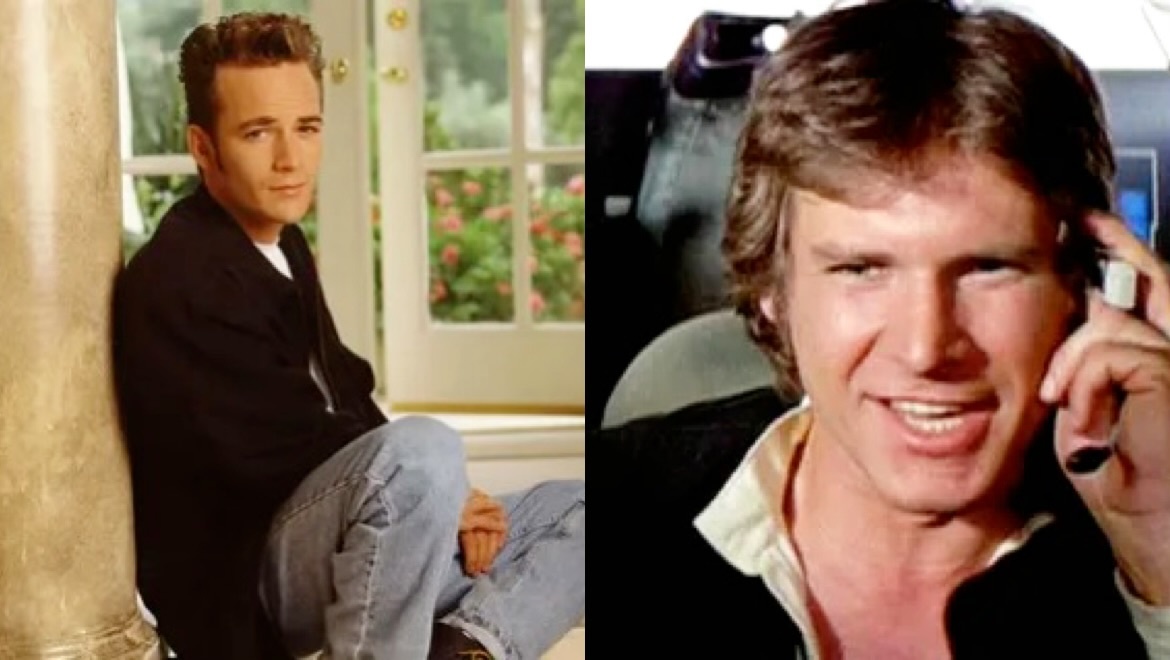 Слева: Люк Перри, справа: Патрик Суэйзи.