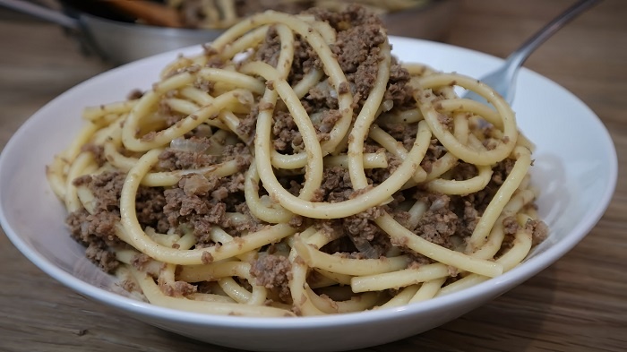 Фарш делали из отварной курицы