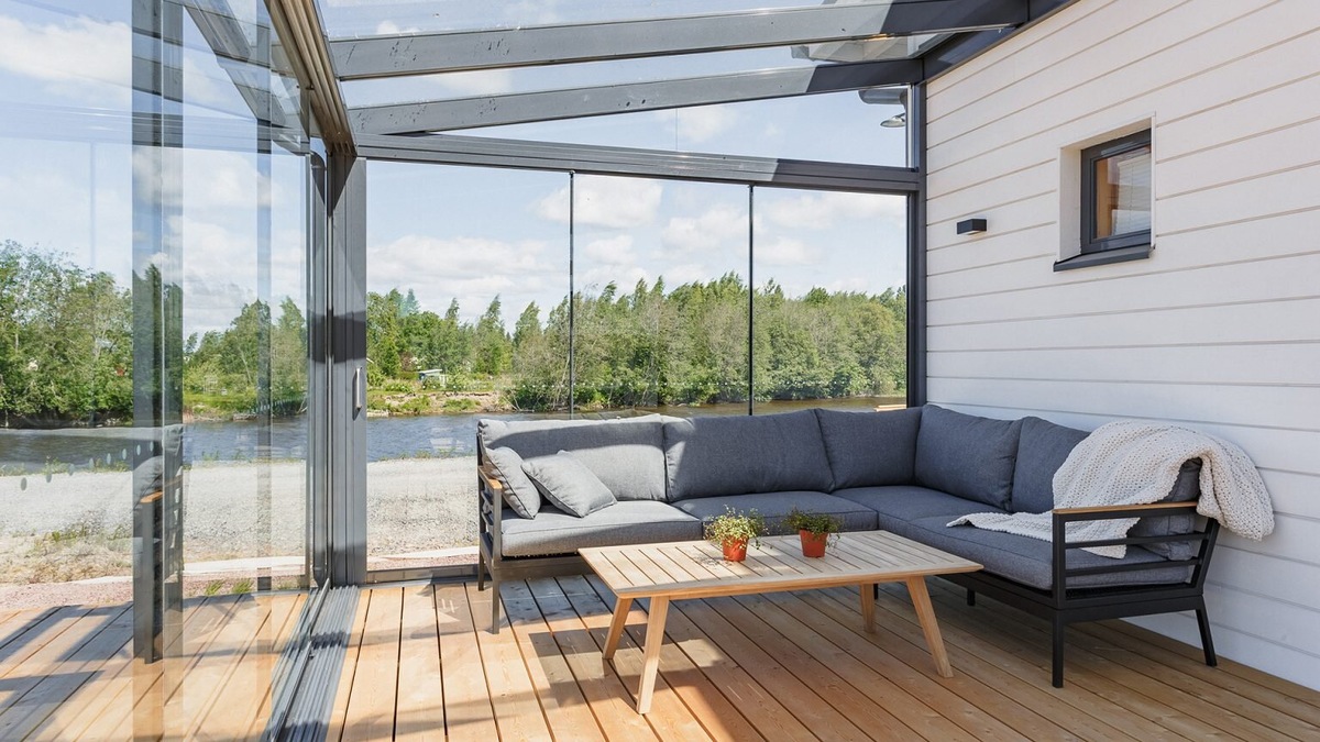 Трансформируемая финнская терраса