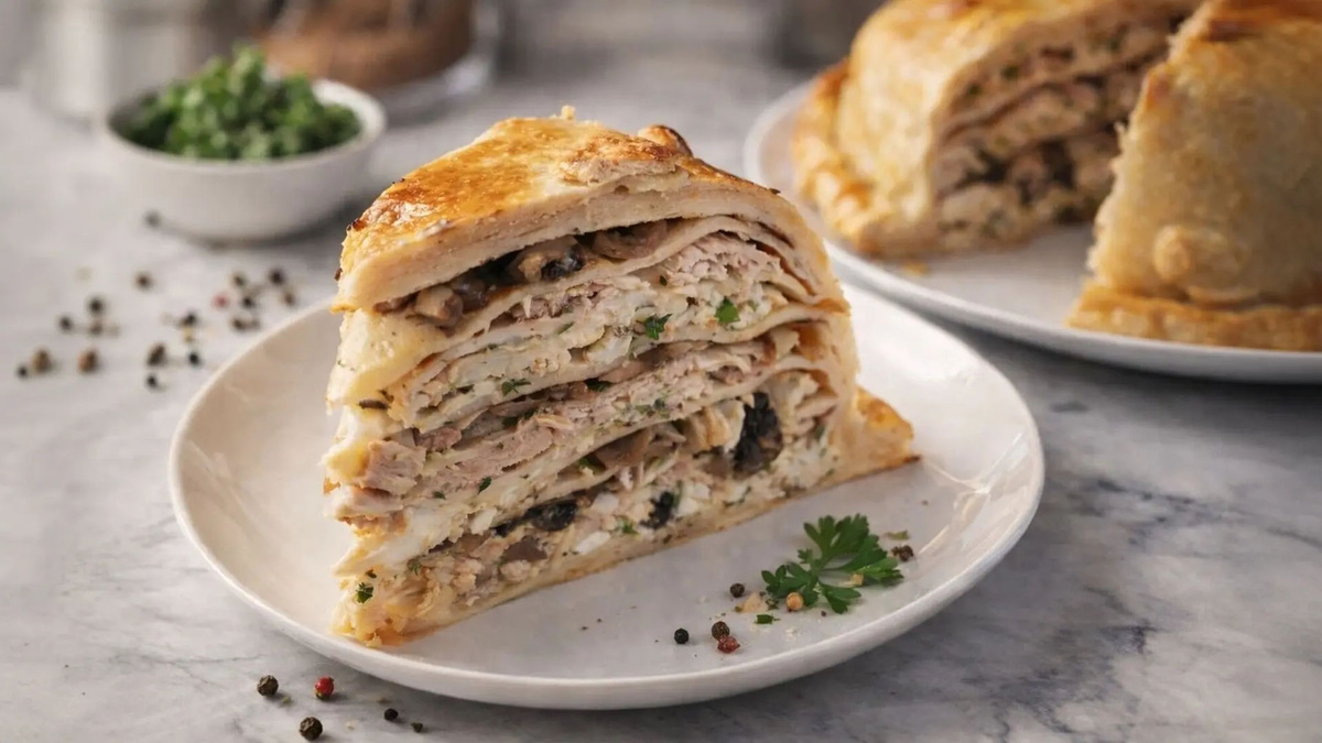 Курник в моем исполнении.