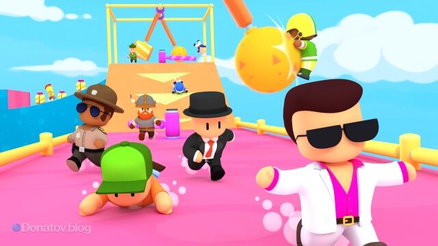    Персонажи Stumble Guys