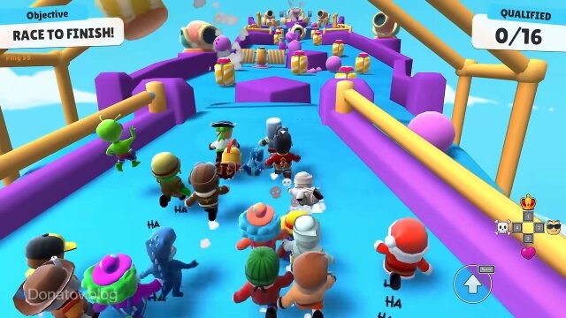    Физика в Stumble Guys