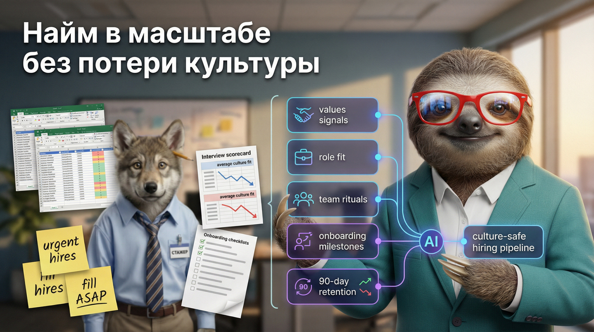 Найм в масштабе без потери культуры