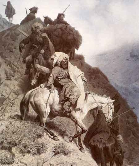 Война на Кавказе глазами баварского художника