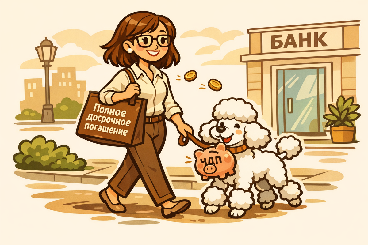 Даже немного погасить кредит - приятно.