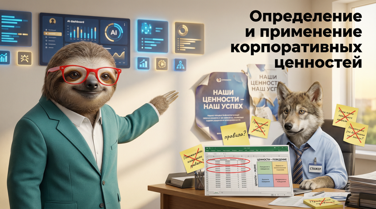 Определение и применение корпоративных ценностей