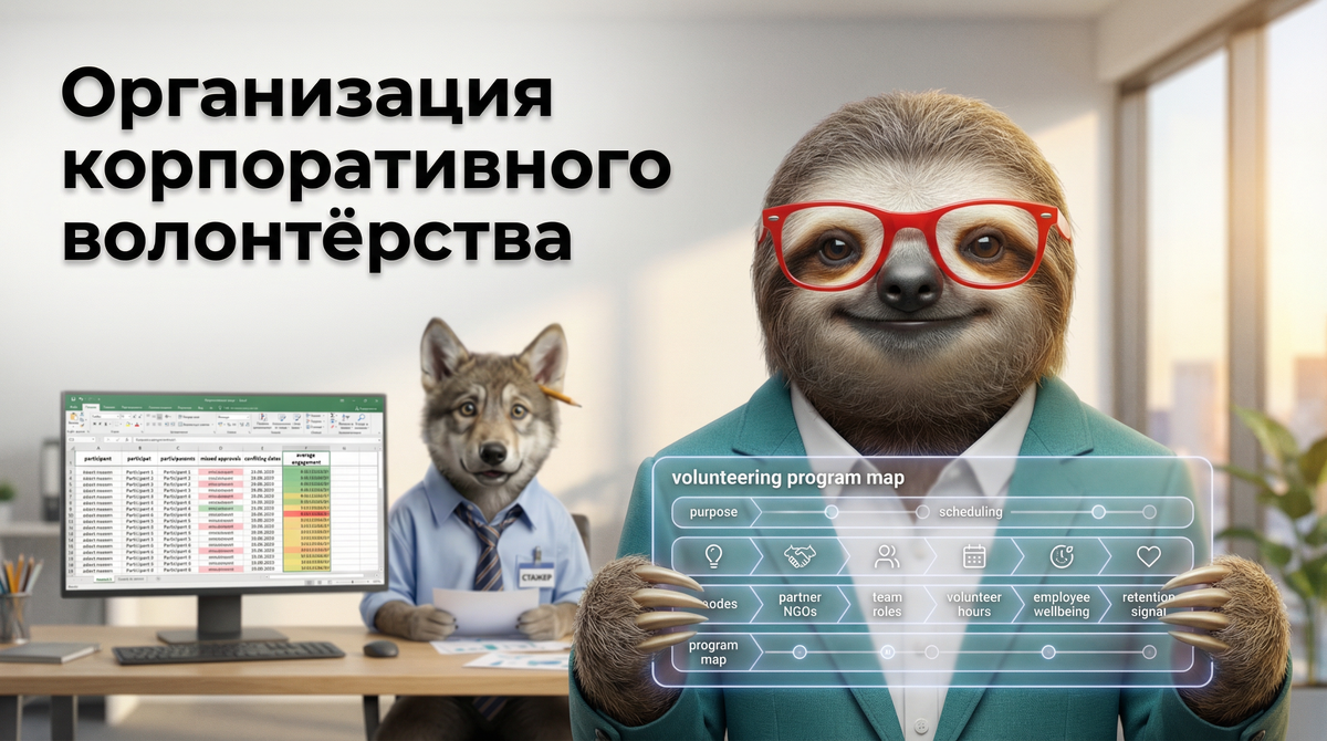 Организация корпоративного волонтёрства