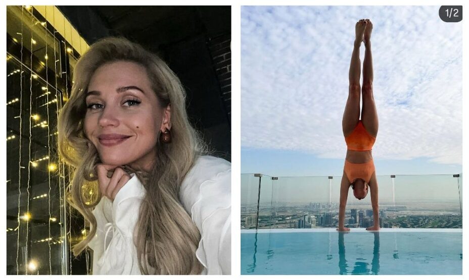    Актриса Кристина Асмус демонстрирует свои отличные навыки во владении телом. Фото: Соцсети Кристины Асмус