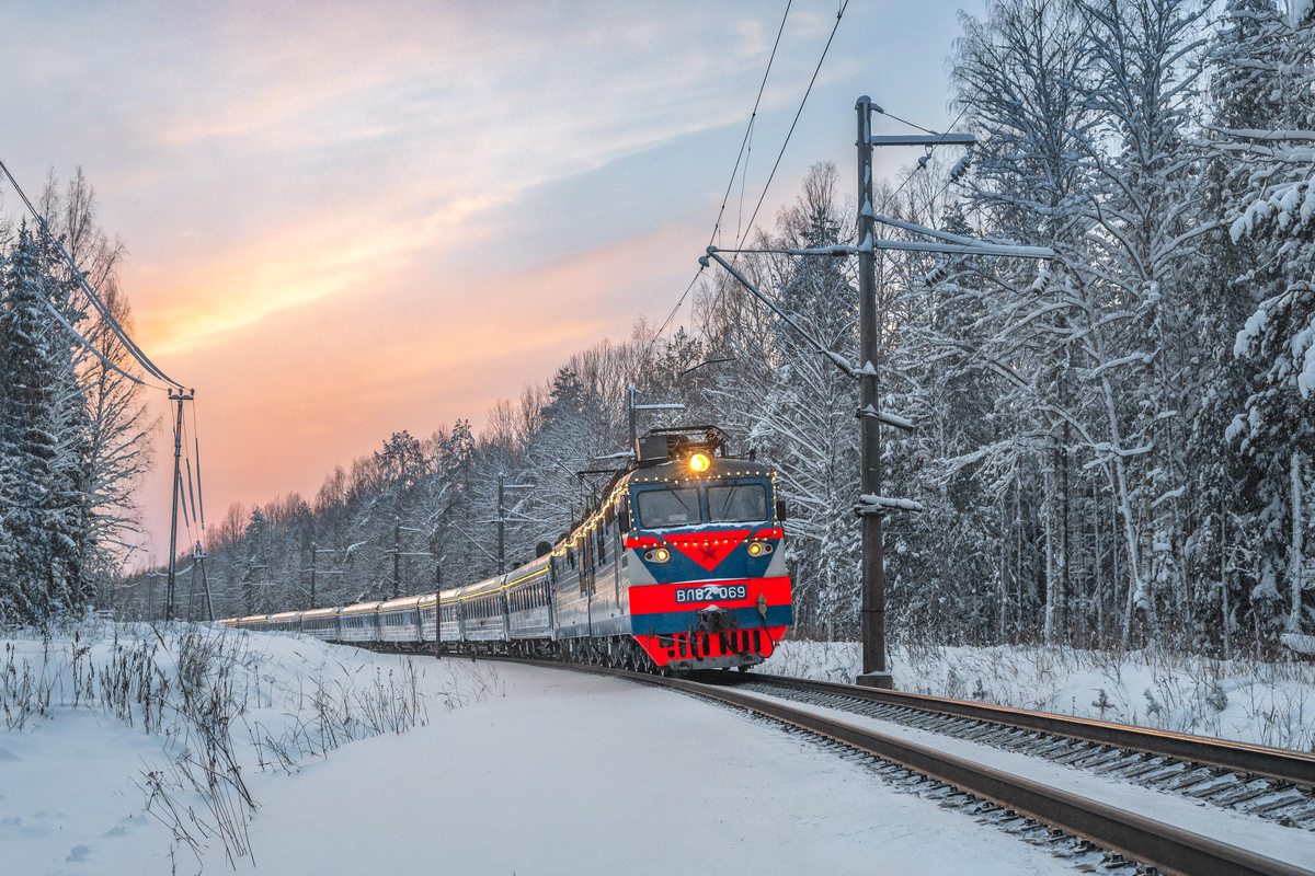 Фото: Поезд Деда Мороза