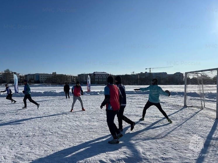     В число призеров чемпионата ЕАО по зимнему футболу вошли бойцы МЧС фото: пресс-служба ГУ МЧС России по ЕАО