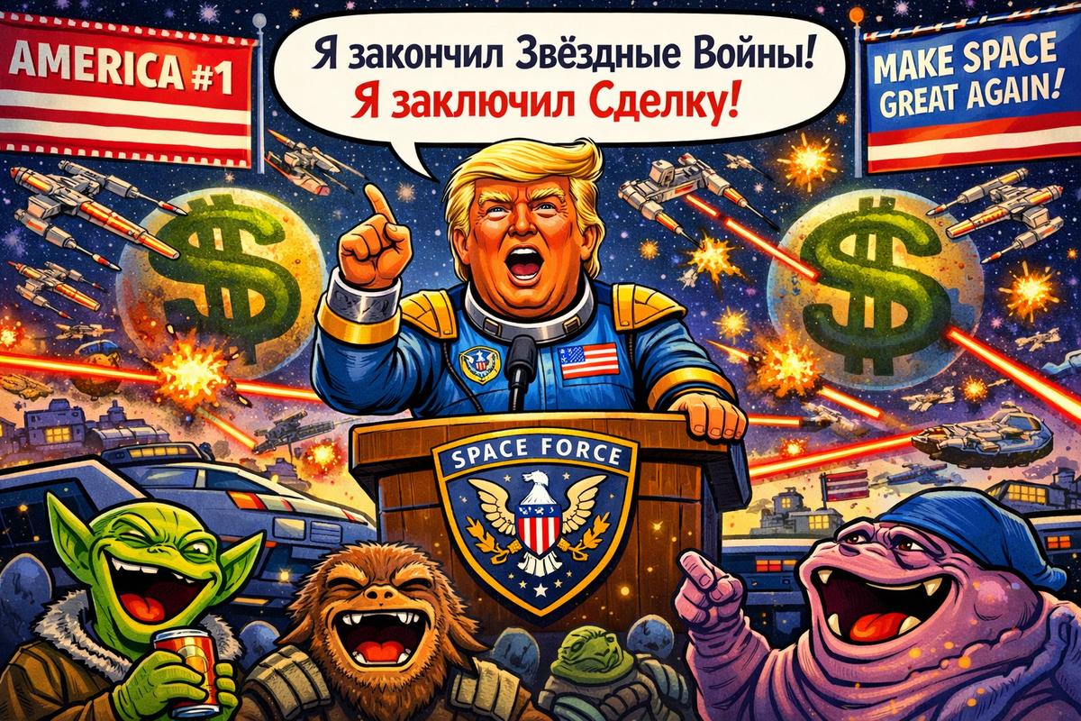 Он остановил все войны... - по телевизору