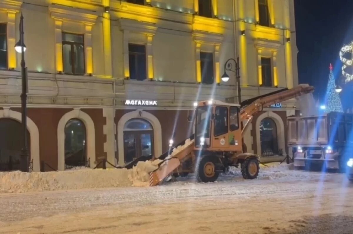    С улиц Владивостока после снегопада вывезли 1500 кубов снега