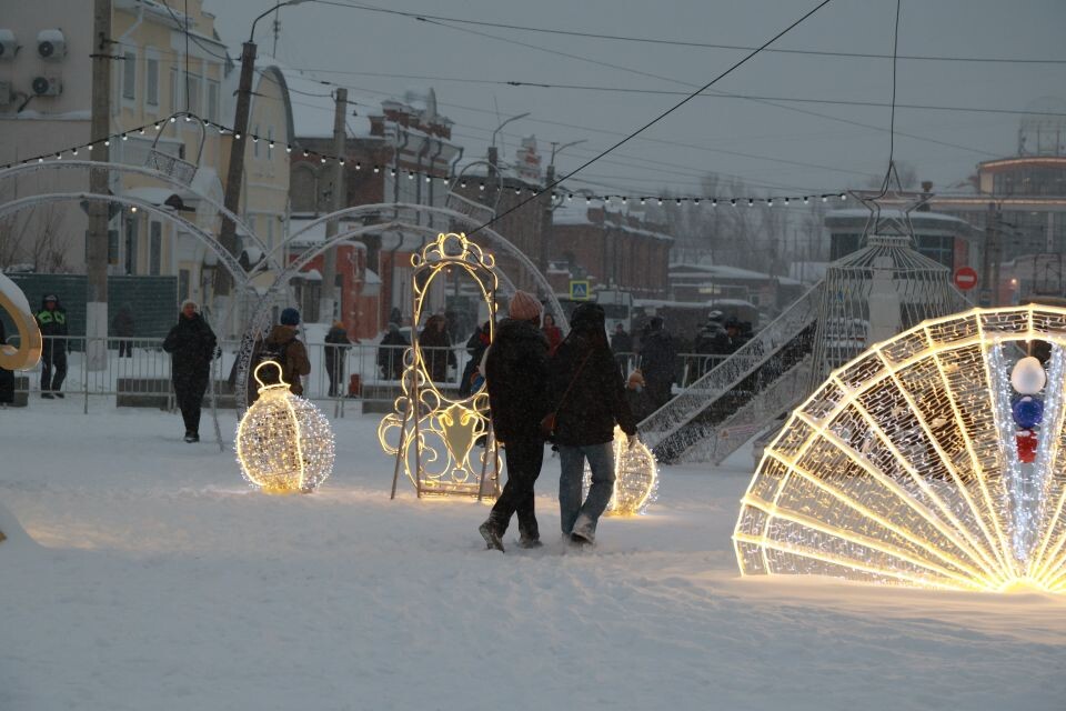    Новый год. Барнаул. Зима. Источник: Олег Укладов
