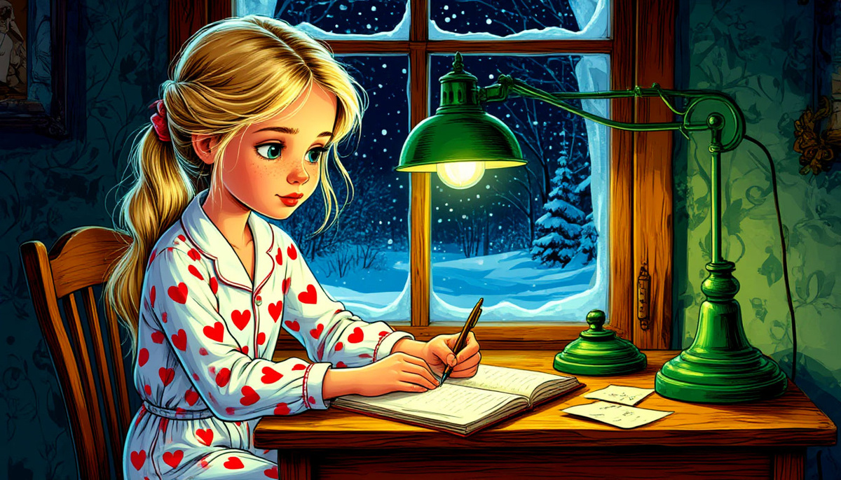 Зима. Ночь. Чем ещё Алисы занимаются? Какие могут быть сомнения?!.. музины, конечно... вечно-бесконечно... только чистое мнение моей светлой музы для меня и важно... Изображение от ИИ Шедеврум