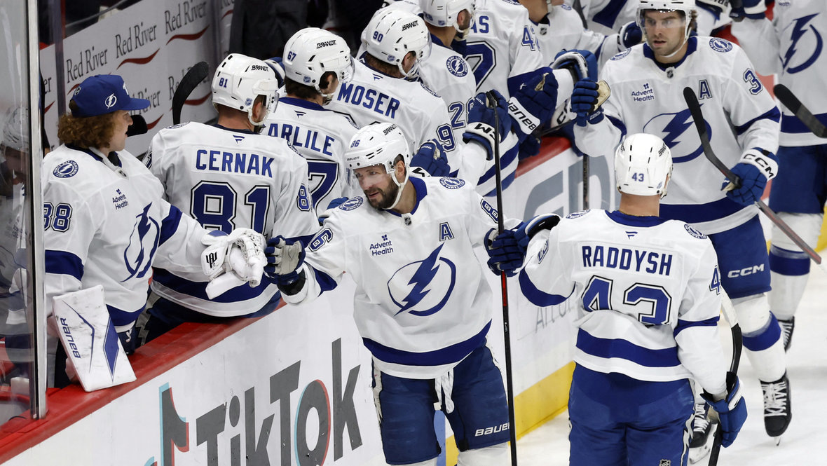    Хоккеисты «Тампы».Imagn Images USA Today Sports