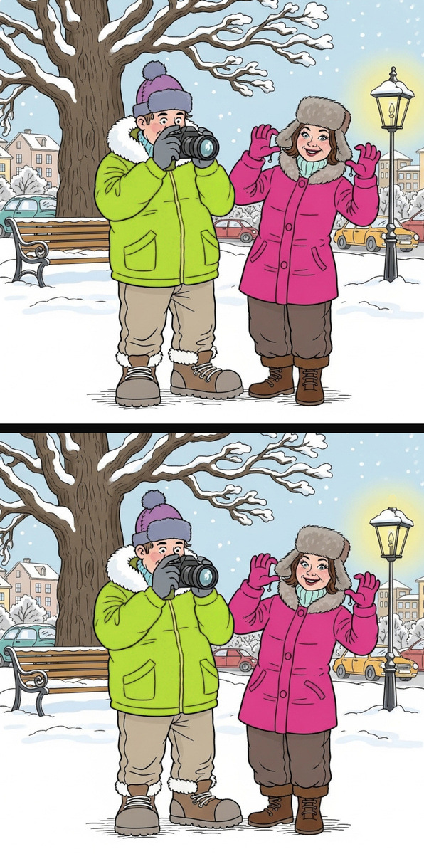 Зимняя фотосессия. Вертикальный вариант