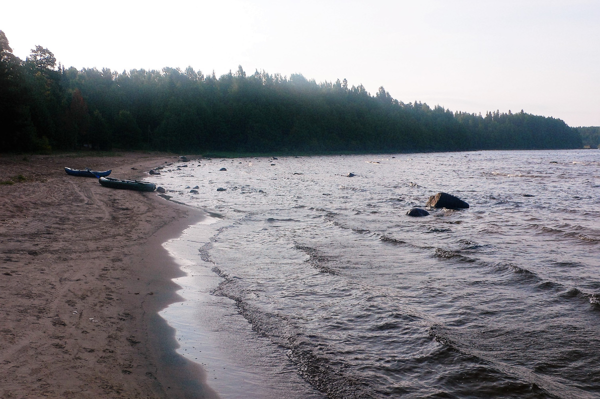 Берег Ладожского озера