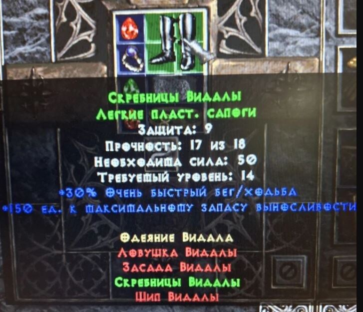 Сапоги семейства Видалы