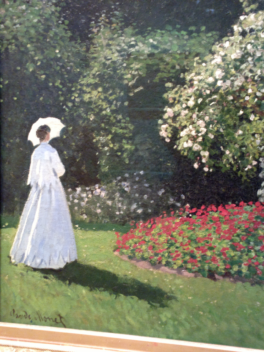 Клод Моне. Дама в саду. 1867