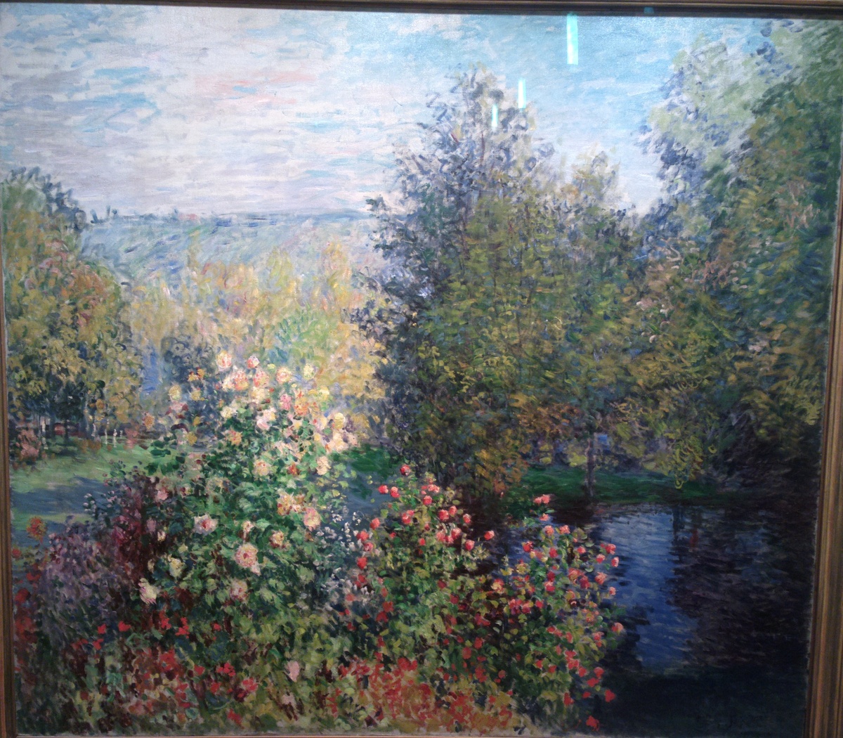 Клод Моне. Уголок сада в Монжероне. 1876-1877