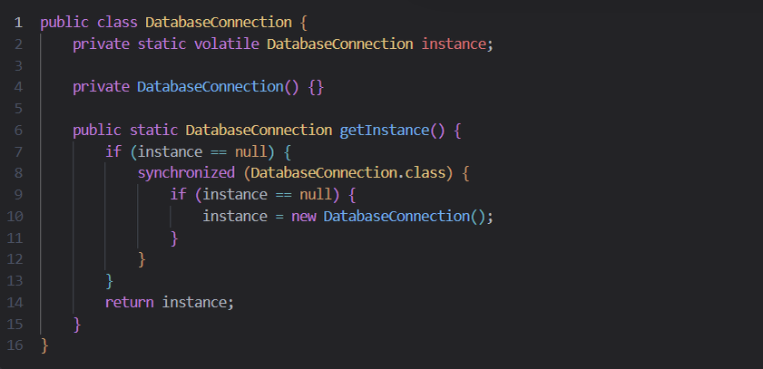 Рисунок: Паттерн Singleton