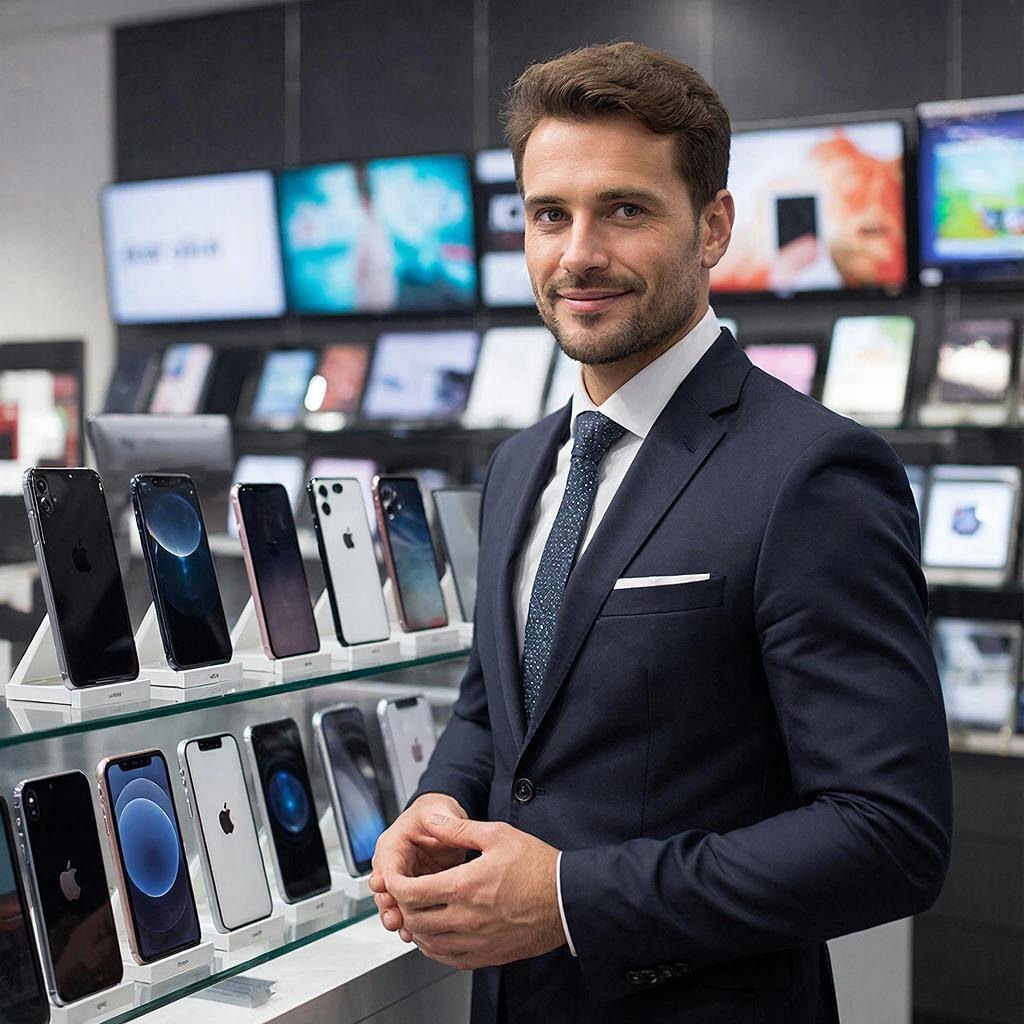 Продавец-консультант — один из часто встречающихся манипуляторов.