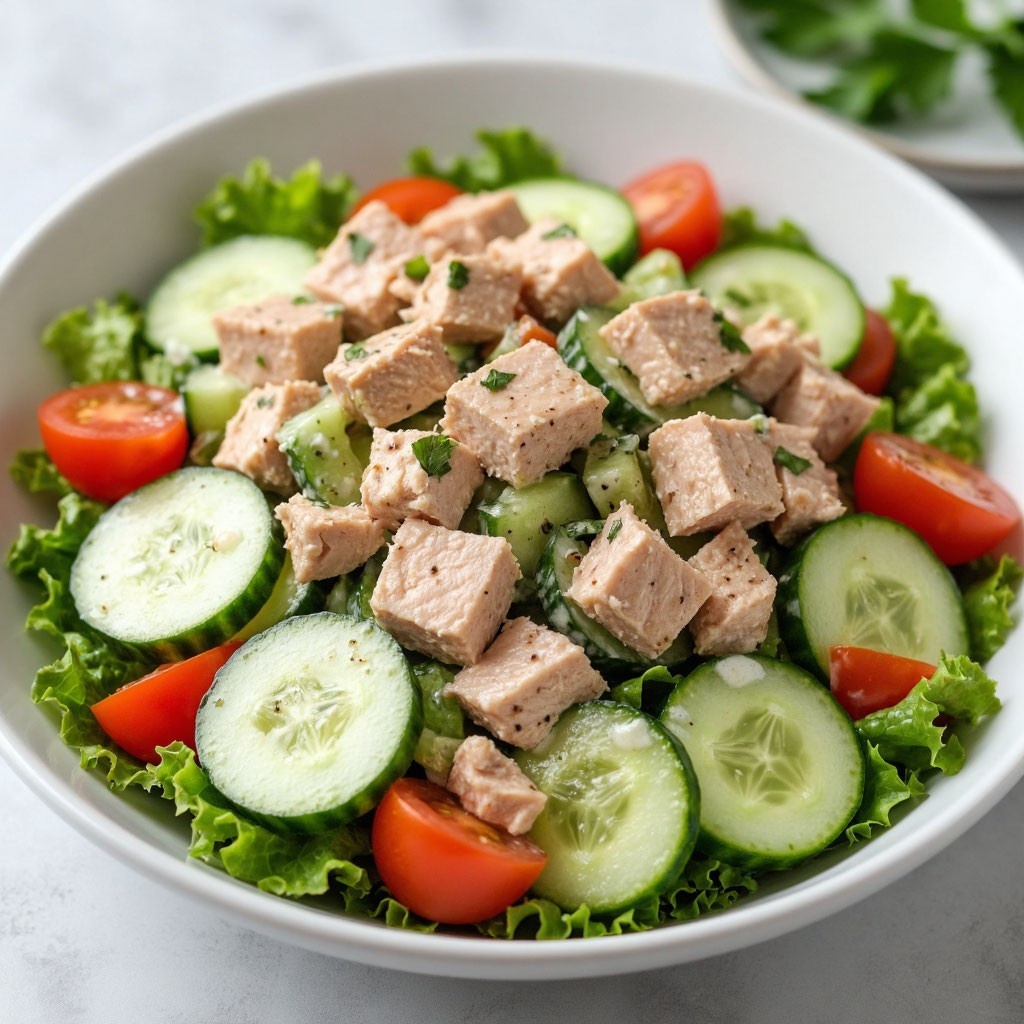 Салат с тунцом