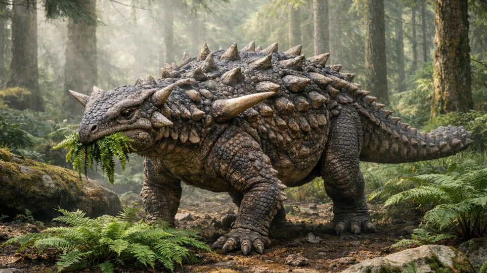 Гарголеозавр, ранний бронированный травоядный Европы