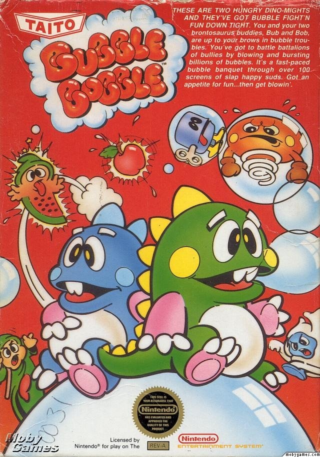 Пузыри, которые покорили мир: история создания культовой игры Bubble Bobble